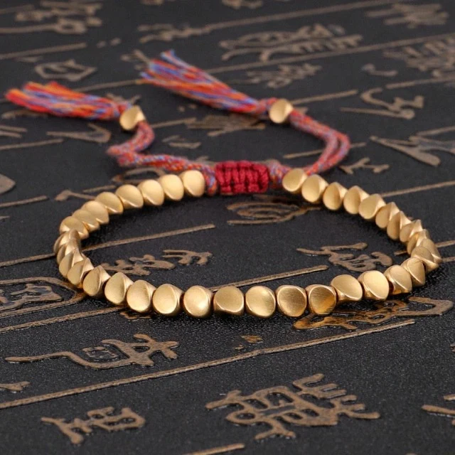 Tibetský měděný náramek štěstí