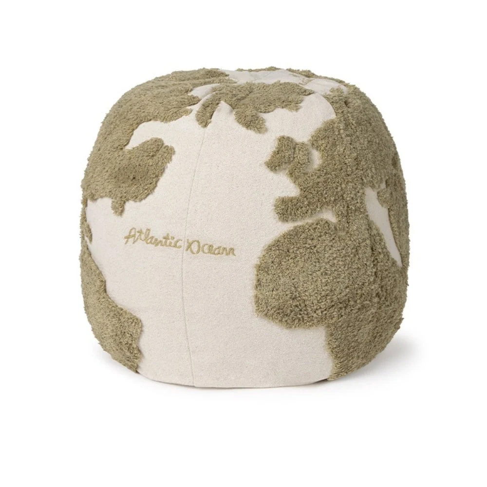 Lorena Canals Dětská pouffe Mapa světa