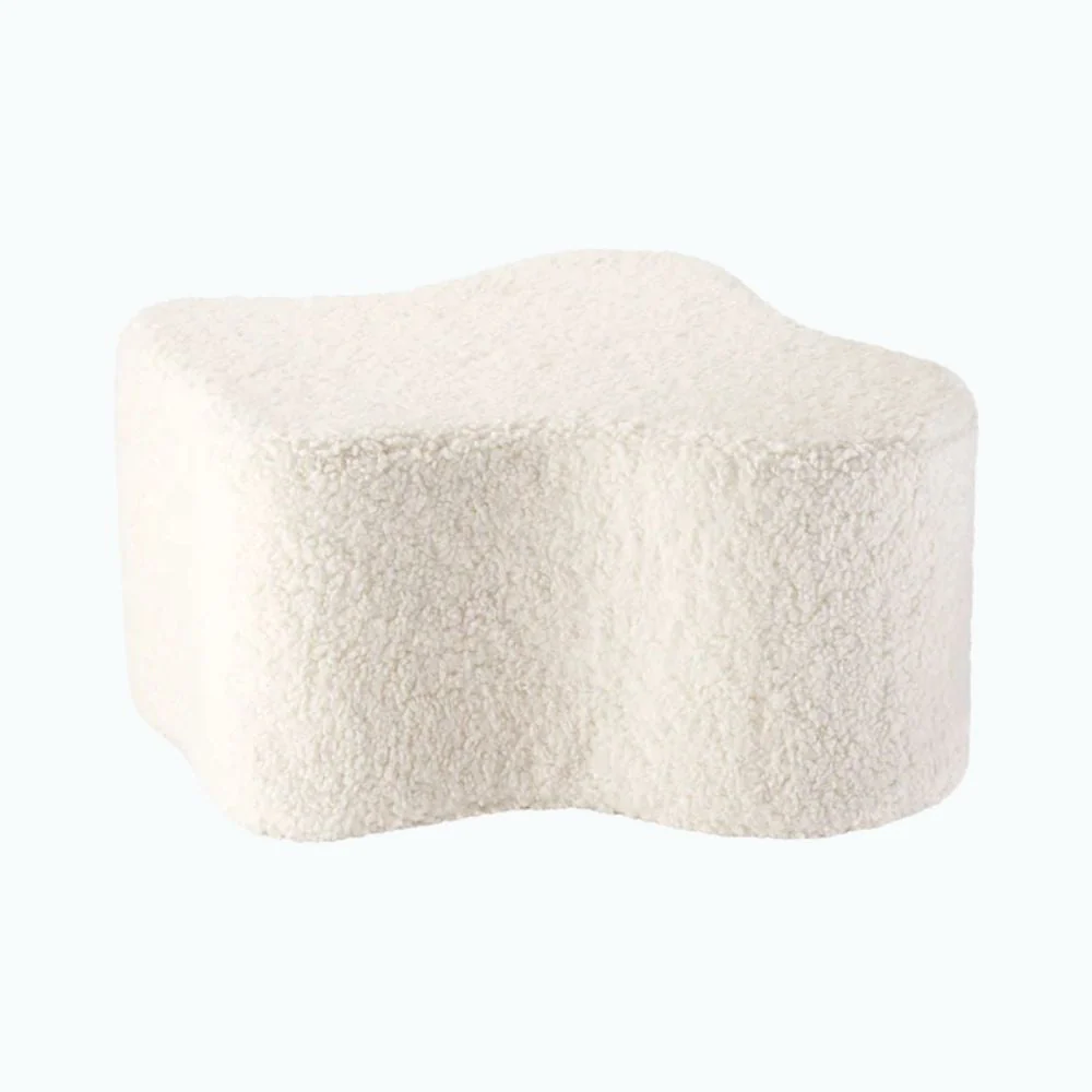 Wigiwama Dětský puf Cream White Cloud