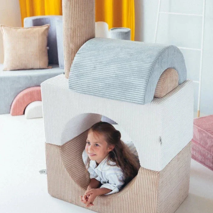 Wigiwama Playset Marshmallow Rainbow dětský puf