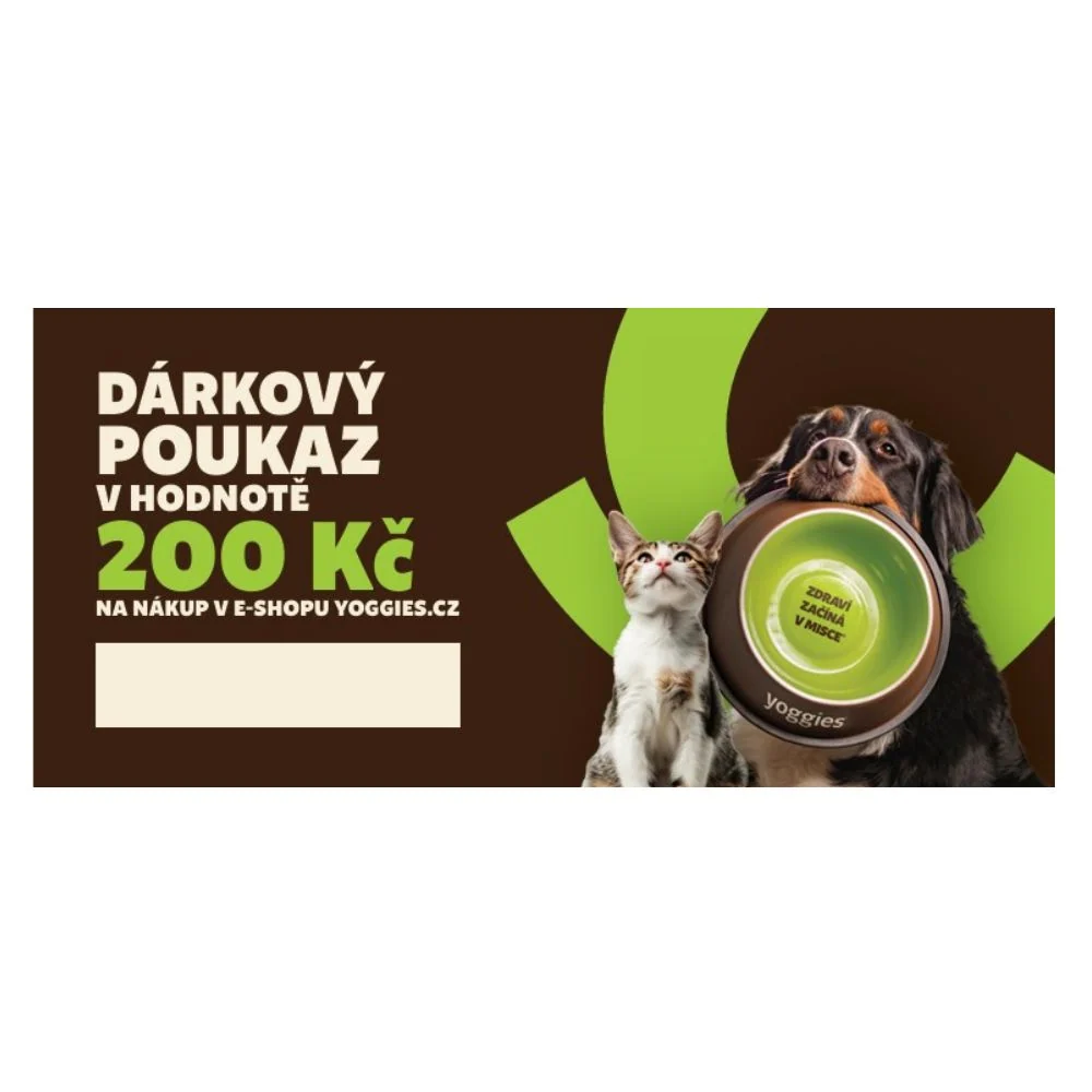 Dárkový poukaz v hodnotě 200 Kč