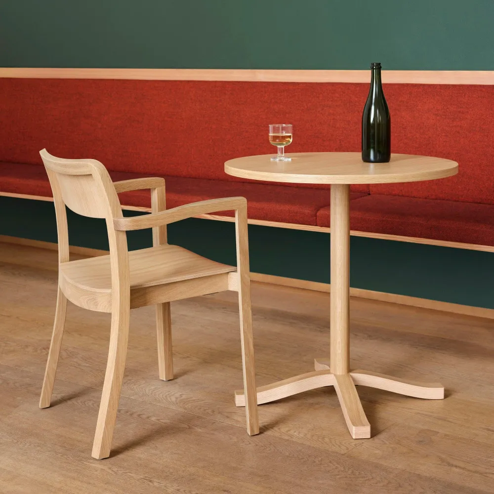 Jídelní stůl Pastis Ø90, Walnut